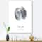 Designart - Romantic Moon Kiss of Two Lovers - Modern Canvas Wall Art Print